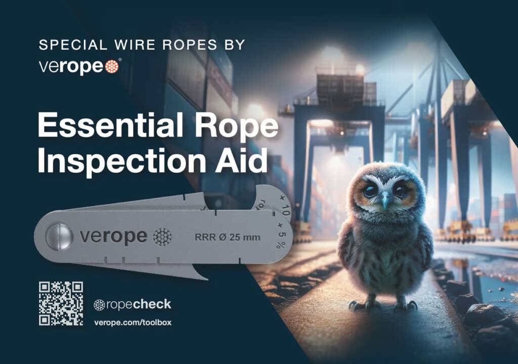 our specialized tool for wire rope inspection: the ROPE CHECK | verope