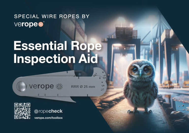 our specialized tool for wire rope inspection: the ROPE CHECK